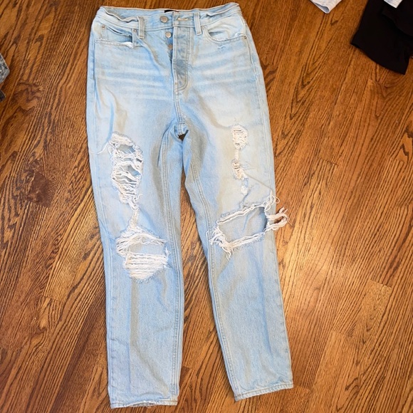 Urban outfitters ripped straight leg jeans - Picture 2 of 6
